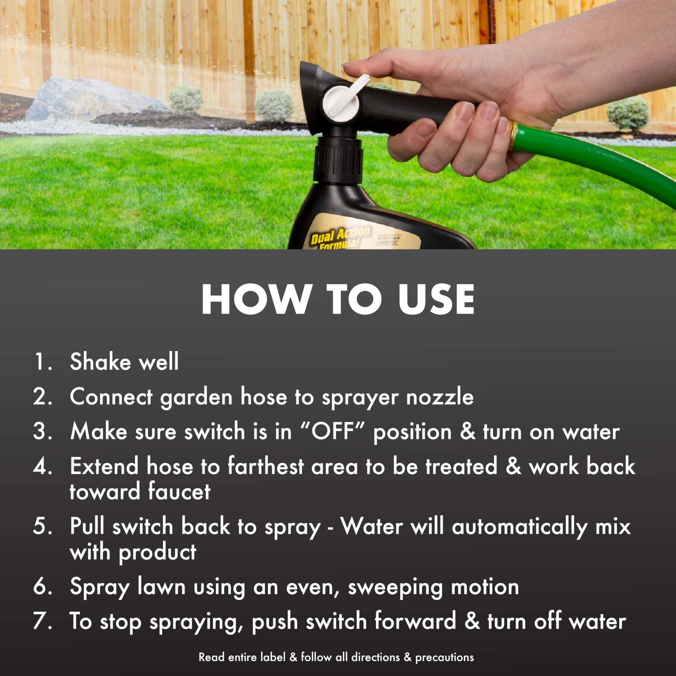 Spectracide Immunox Fungus Plus Insect Control For Lawns 32 Ounces, Dual Action, Hose-End Concentrate - Image 8