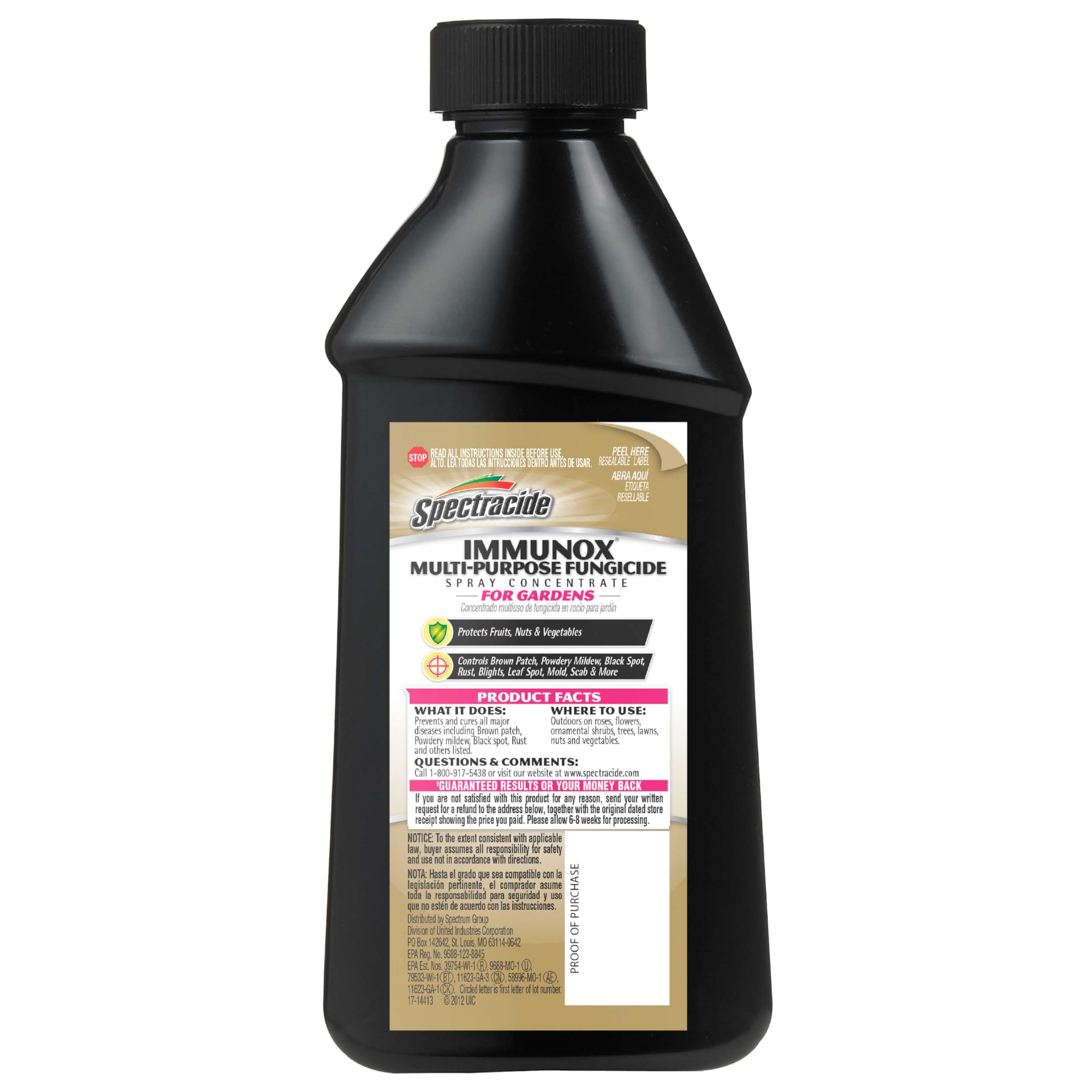 Spectracide Immunox Multi-Purpose Fungicide Spray Concentrate For Gardens 16 Ounces, Protects Up To 2 Weeks - Image 9