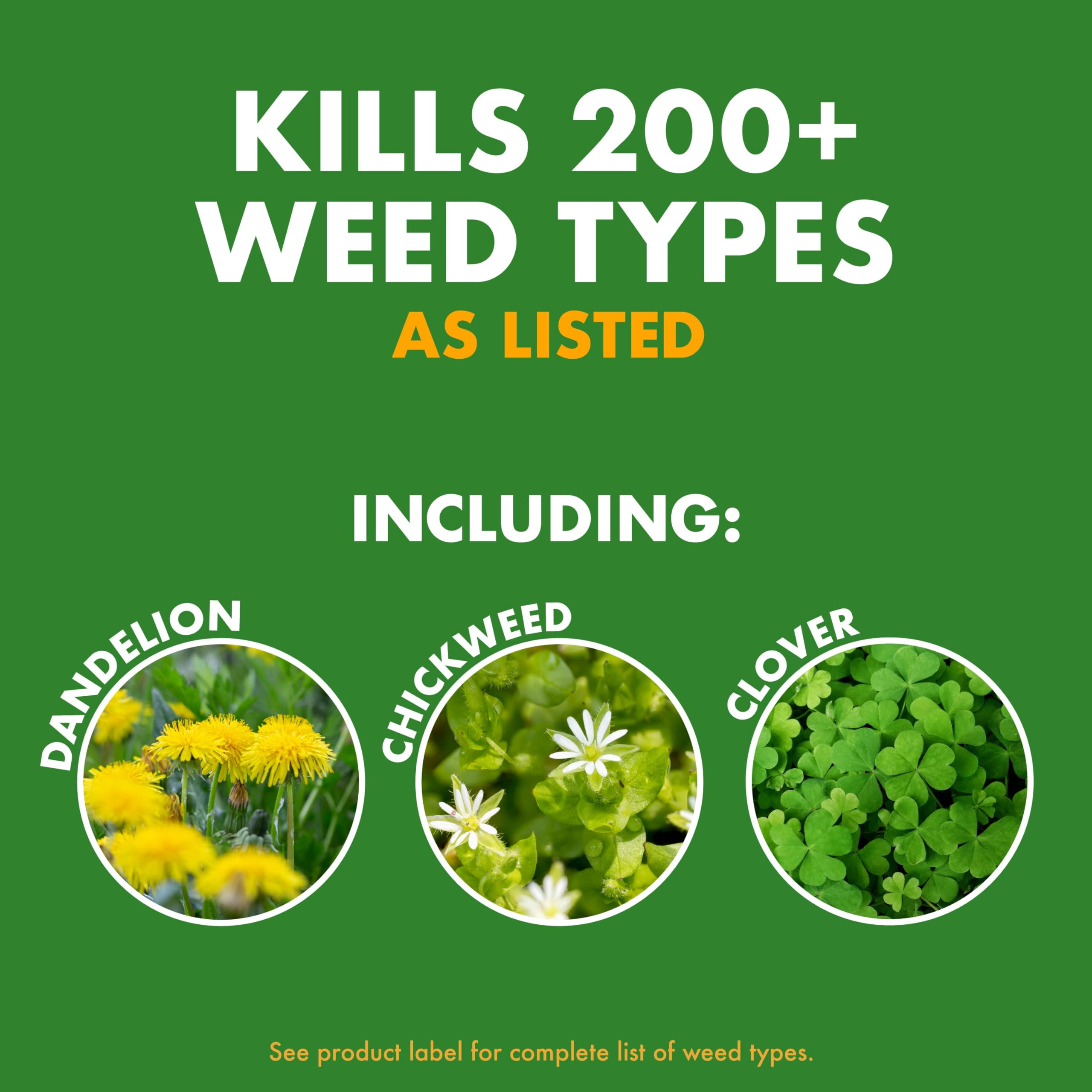 Spectracide Large Plot Weed Stop for Lawns Concentrate, 1 Gallon, Kills More Than 200 Types of Weeds as Listed - Image 3