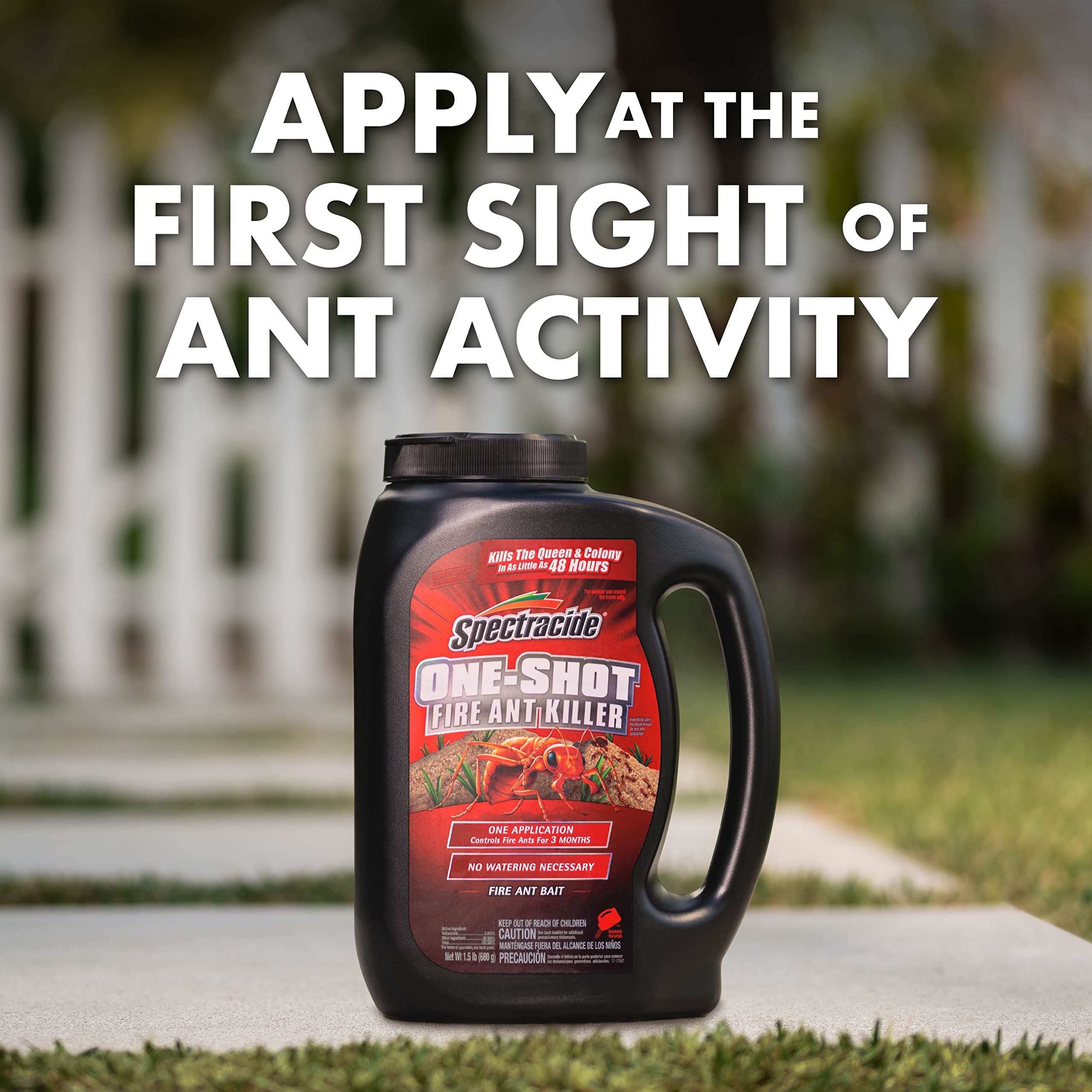 Spectracide One Shot Fire Ant Killer, Fire Ant Bait, Controls Fire Ants for 3 Months, 1.5 lb - Image 8