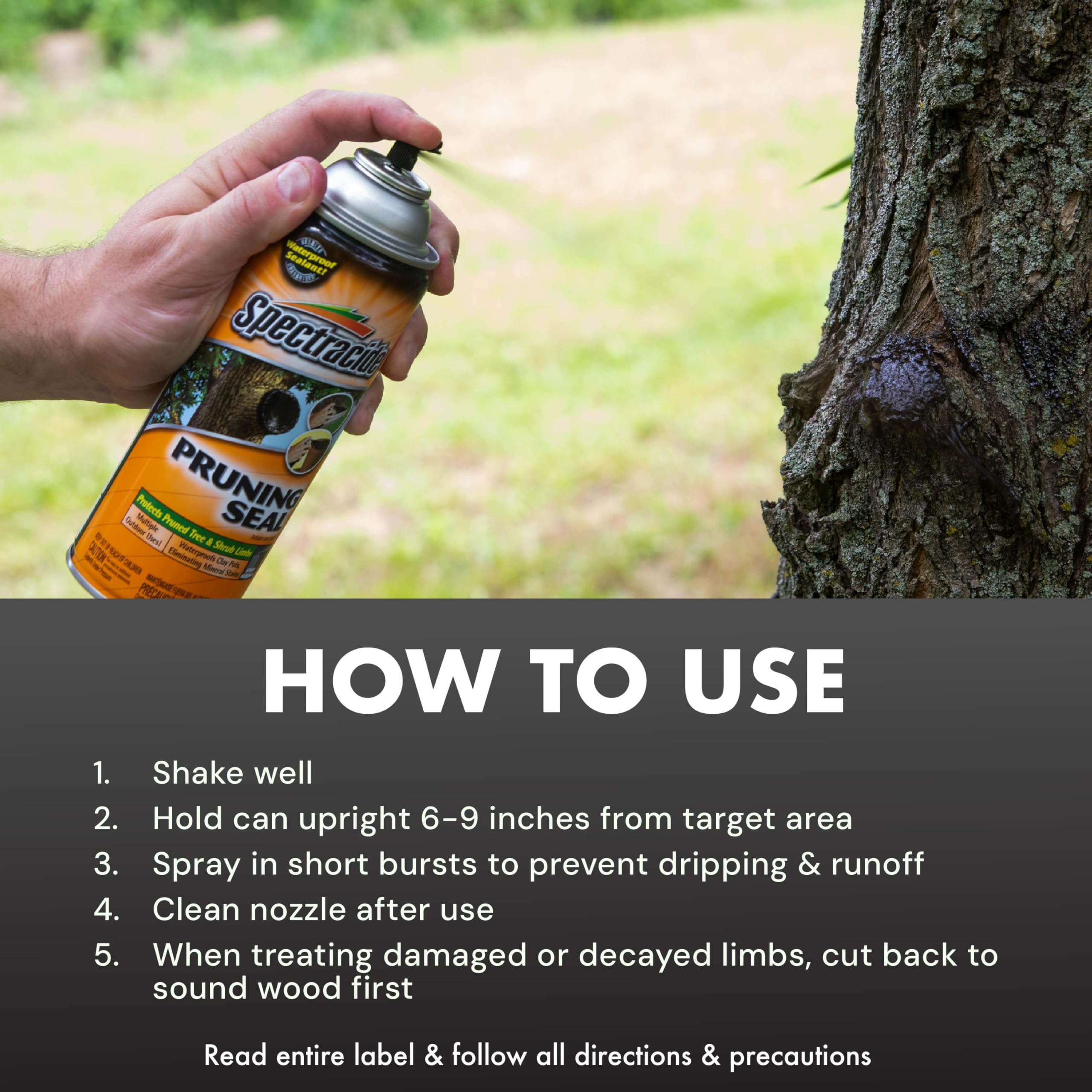 Spectracide Pruning Seal, Aerosol, 13 oz, Case Pack of 1 - Image 8