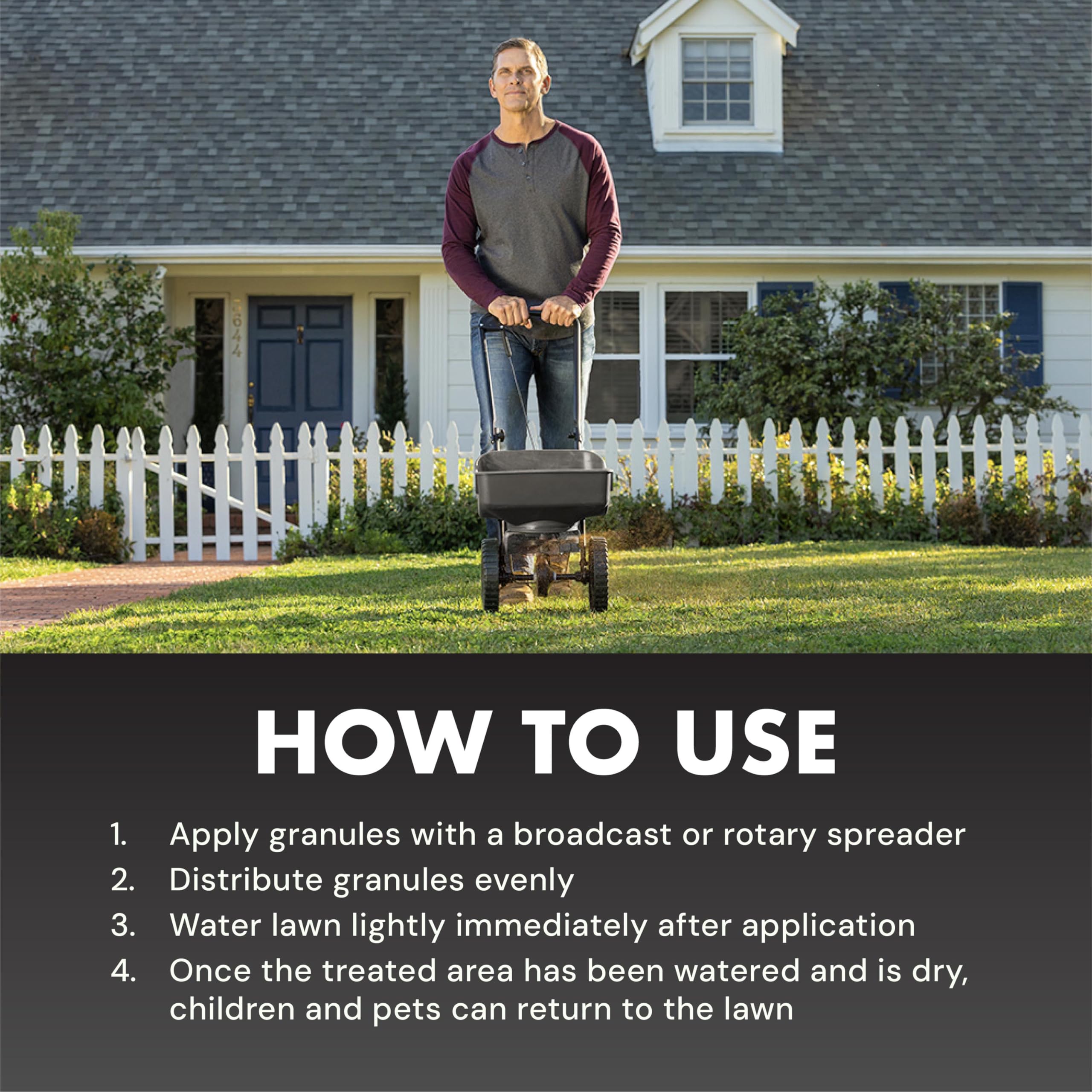 Spectracide Triazicide Insect Killer For Lawns, 10 Pounds, Granules Kill Listed Lawn-Damaging Insects, 4 Pack - Image 4