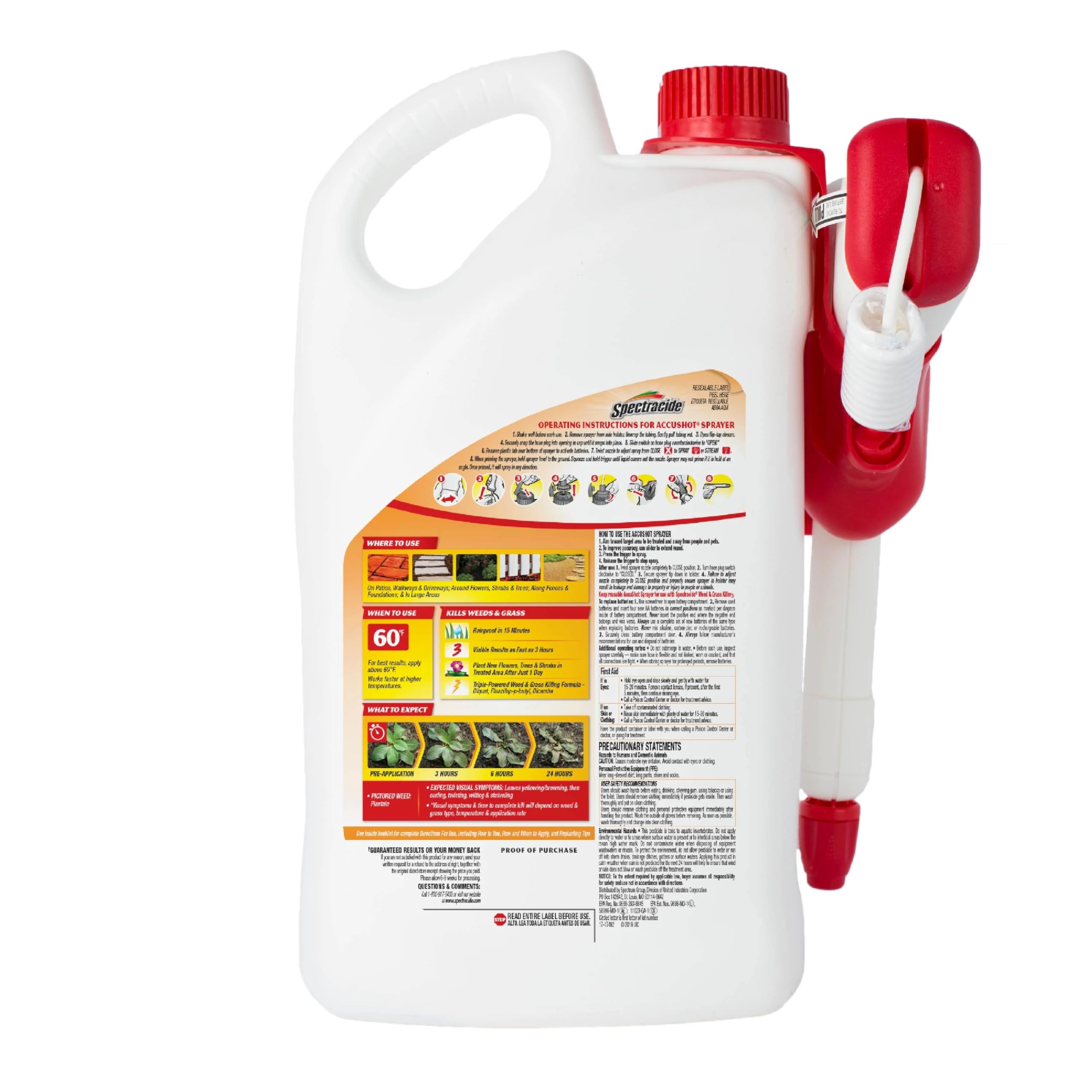Spectracide Weed And Grass Killer 1 Gallon, With AccuShot Continuous Power Sprayer - Image 11