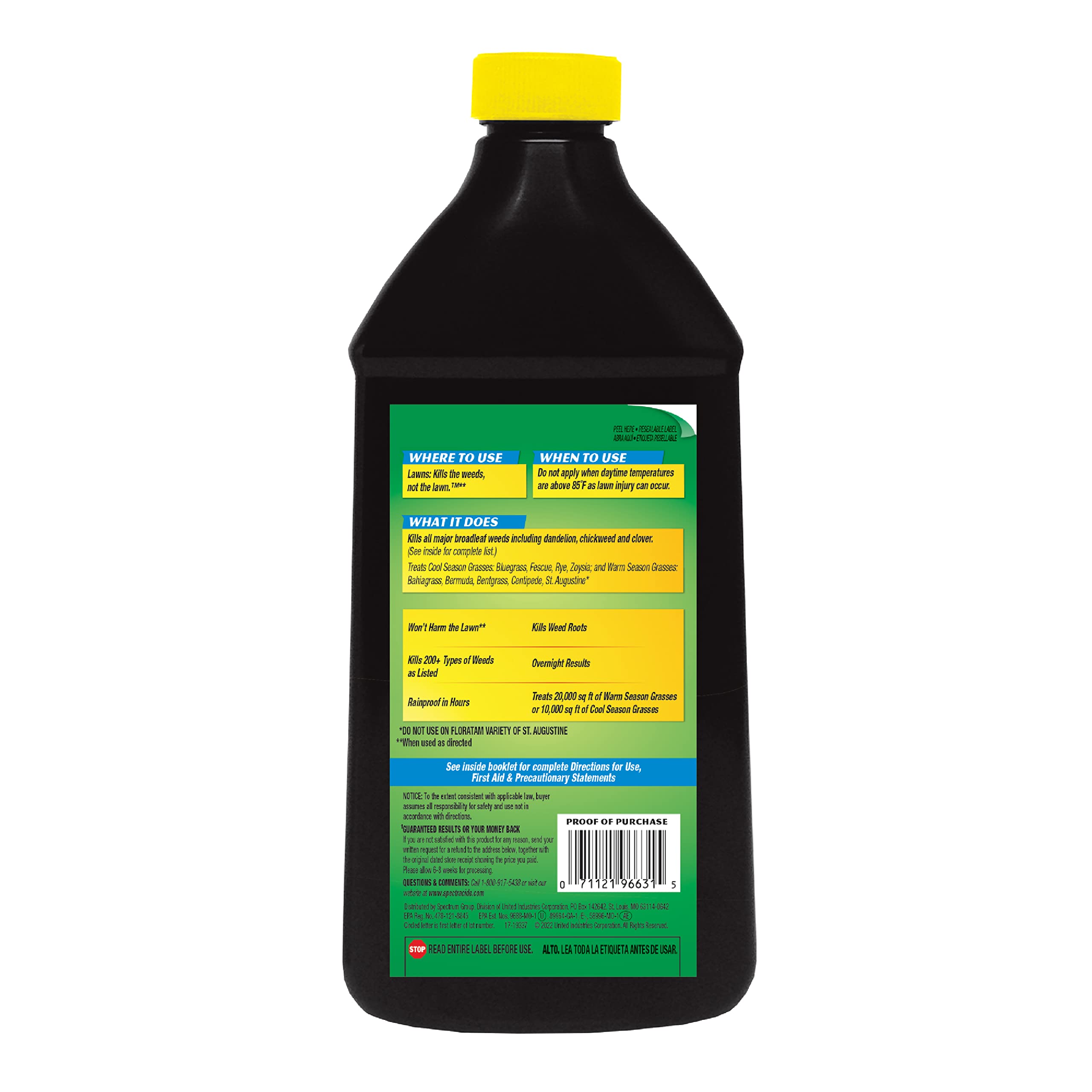 Spectracide Weed Stop For Lawns Concentrate, Kills Weed Roots, Not The Lawn, 40 fl Ounce - Image 8