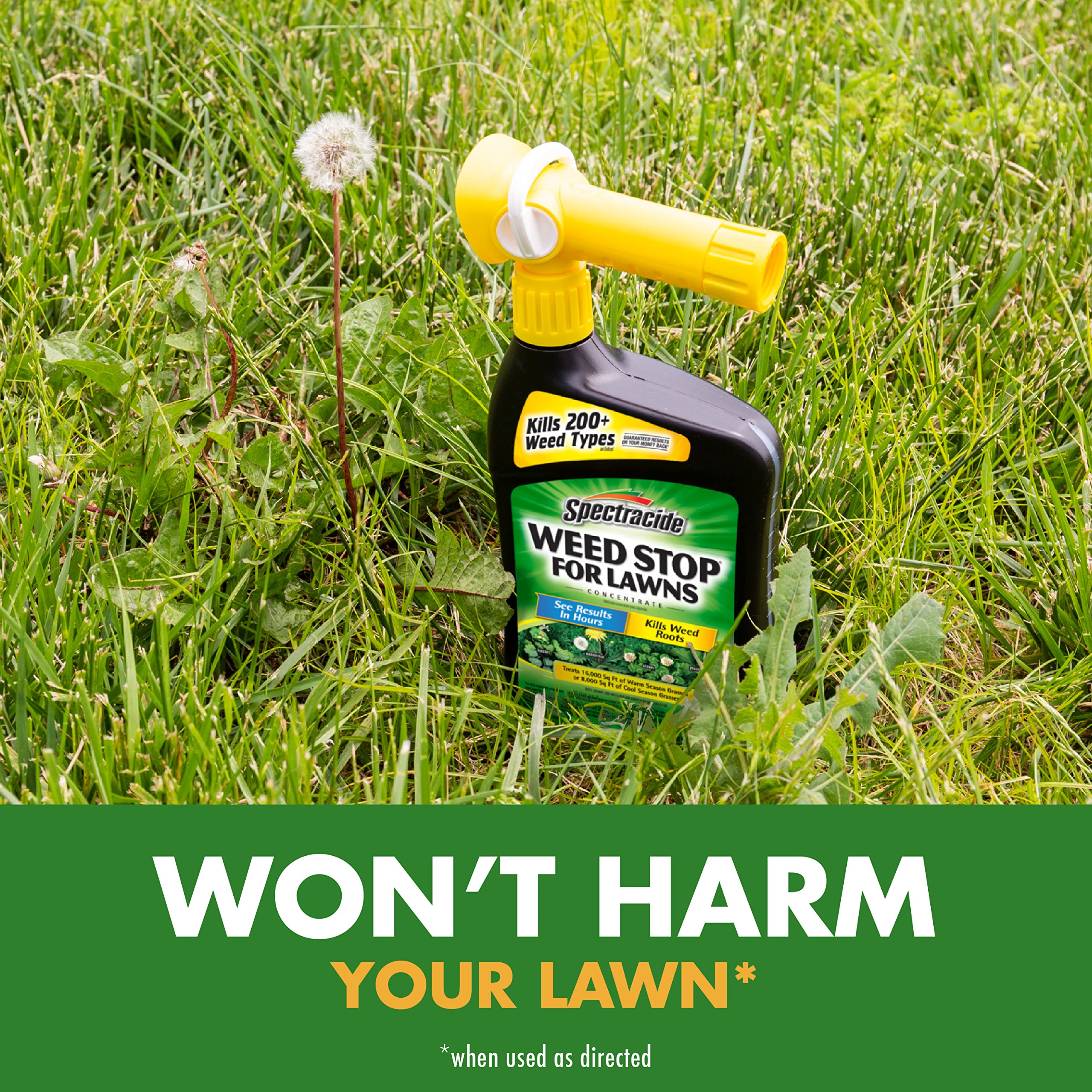 Spectracide Weed Stop For Lawns Concentrate, Ready To Spray, 32 Ounce, 1 Pack - Image 3