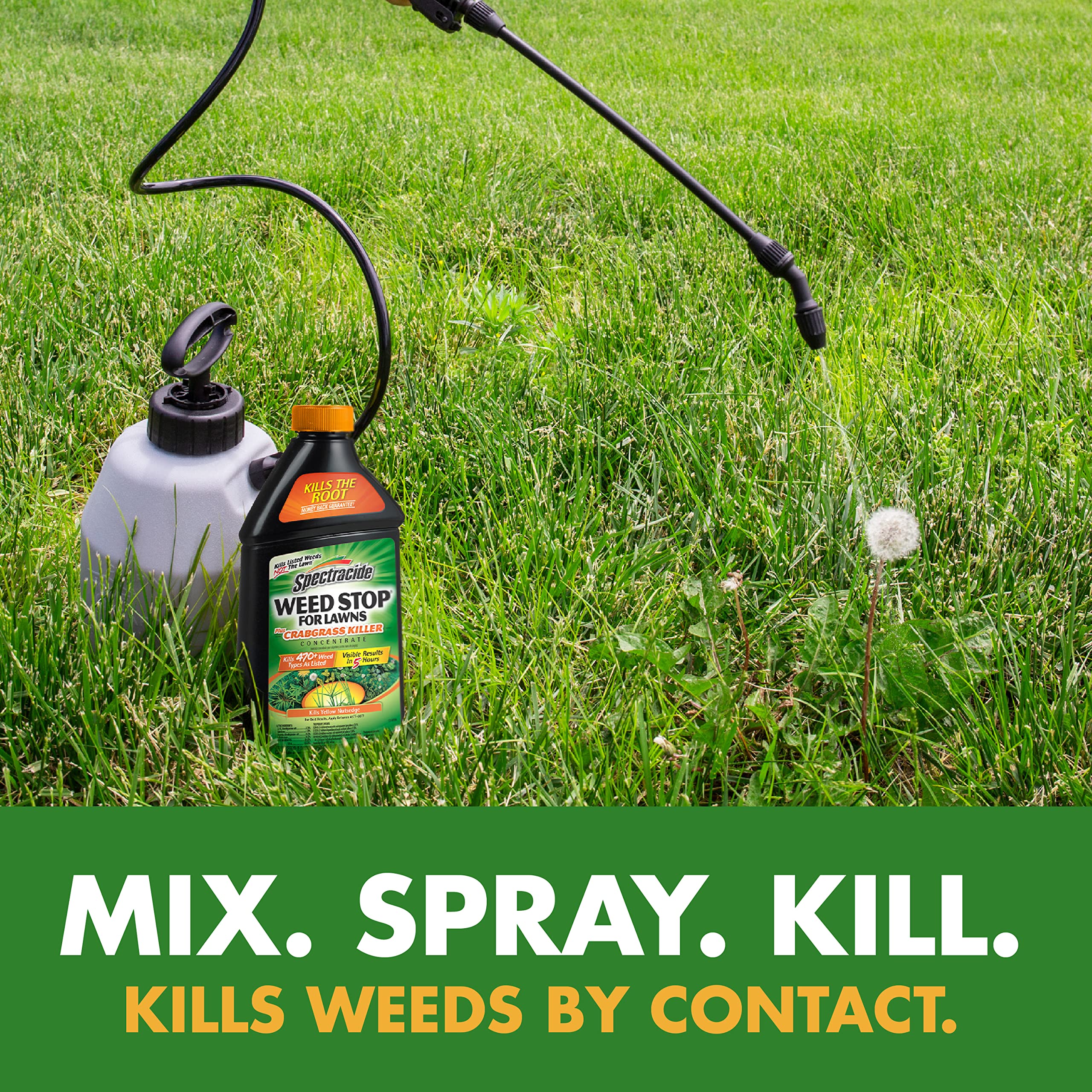 Spectracide Weed Stop For Lawns + Crabgrass Killer Concentrate, 32-oz, 6-PK - Image 5