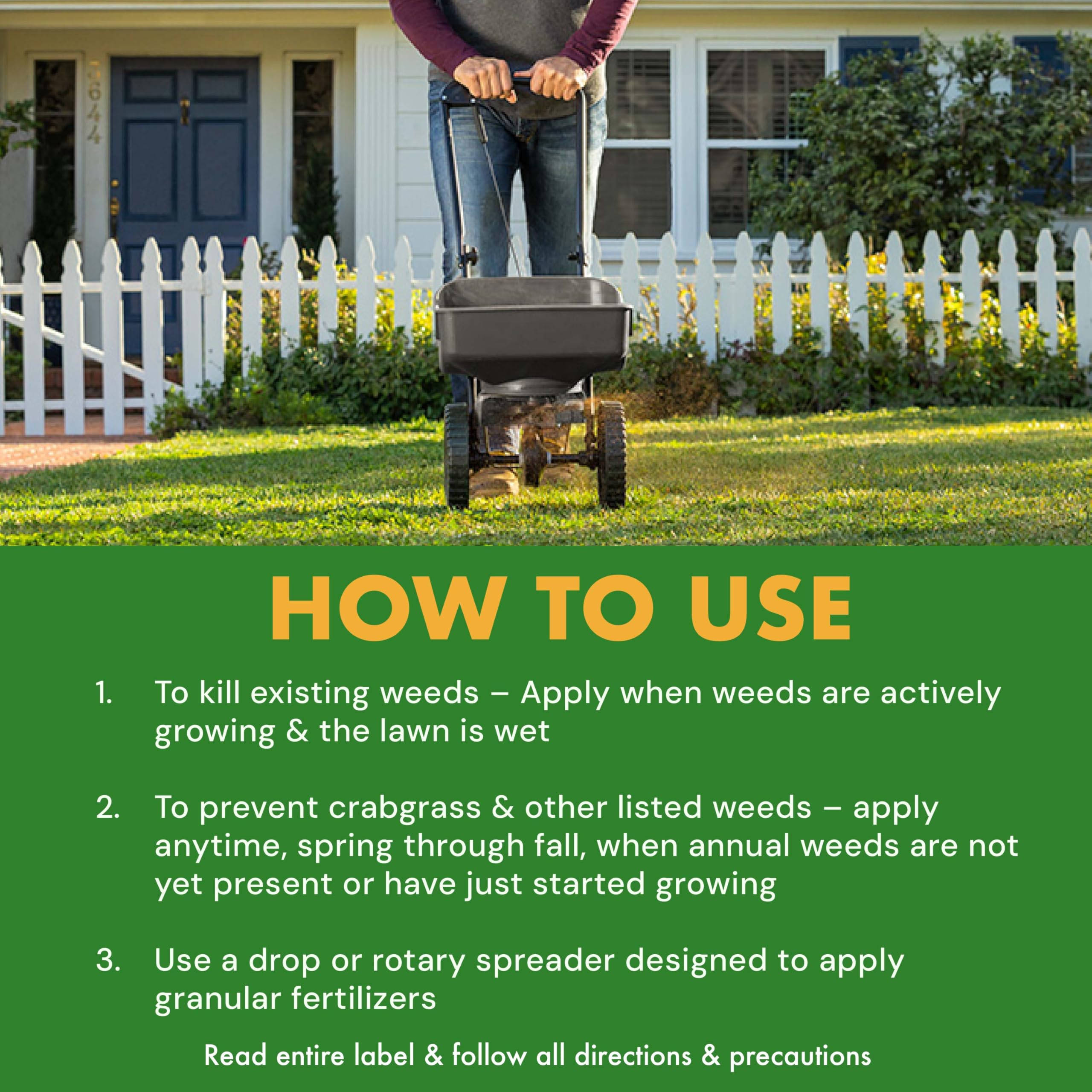 Spectracide Weed Stop For Lawns Plus Crabgrass Preventer Granules 10.8 Pounds, Up To 5 Months Of Control - Image 6